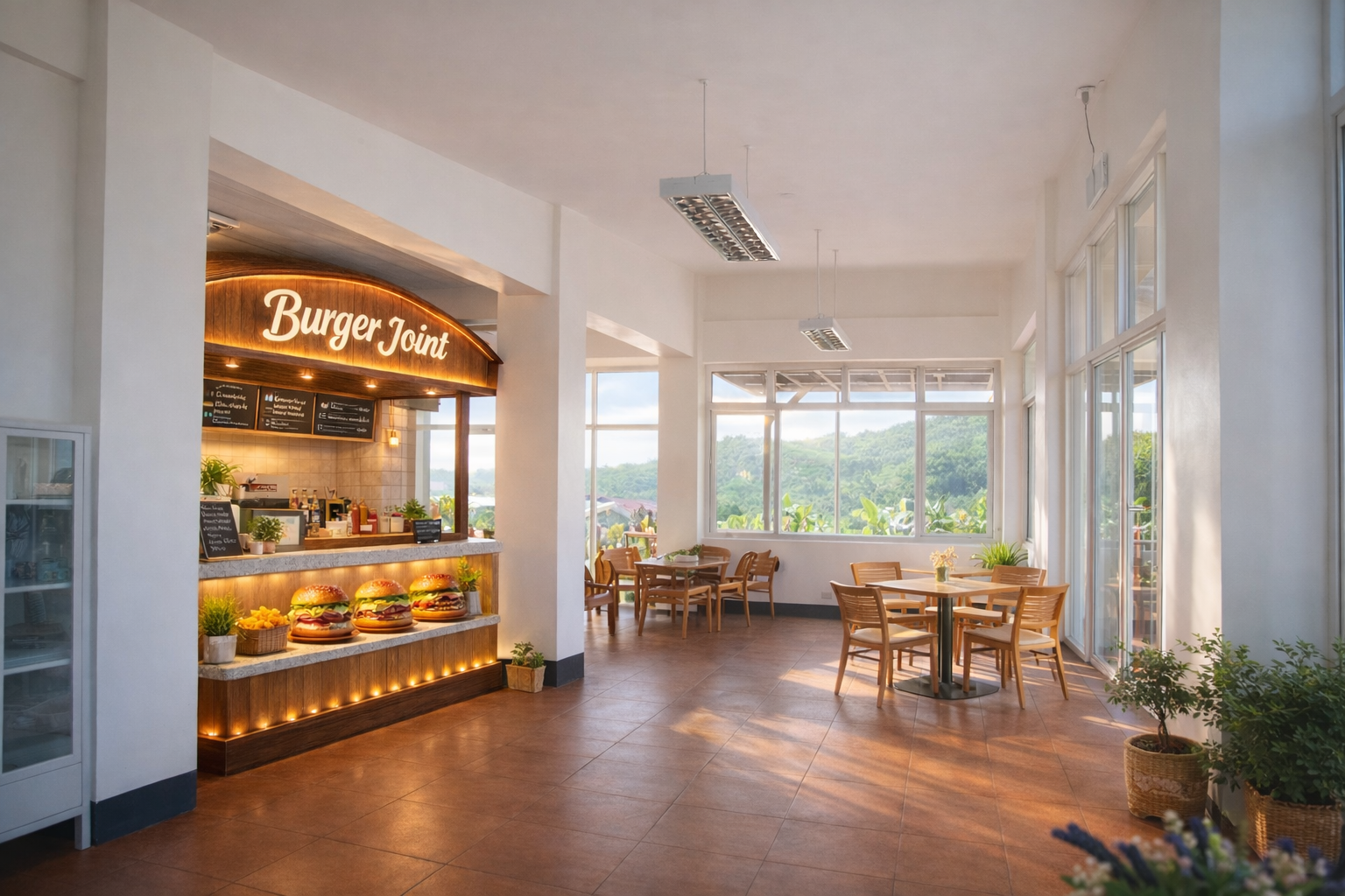 Inside the Pasalubong Center ground floor